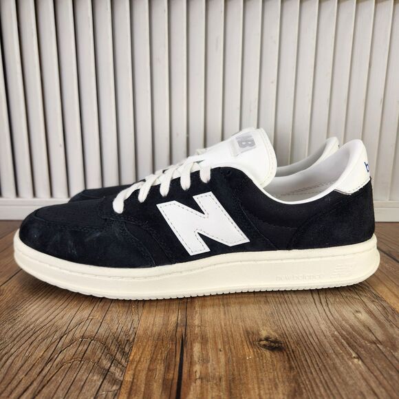 New Balance T500 Men\'s 10 D Black Angora Tennis Lifestyle Sneakers Shoes CT500CK